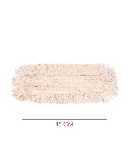 Recambio Mopa Abrillantadora Algodón 45 cm - Eficaz y práctico