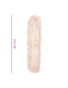 Mopa Abrillantadora Algodón 45 cm - Sin Mango 2