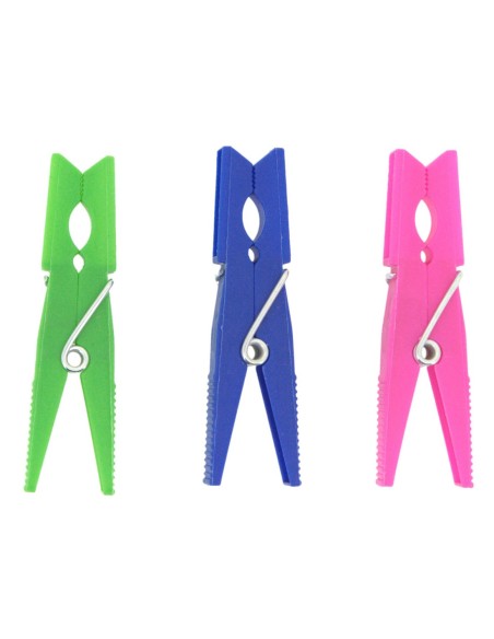 Pinzas de Ropa Plástico Lenon 24 Uds - Resistencia
