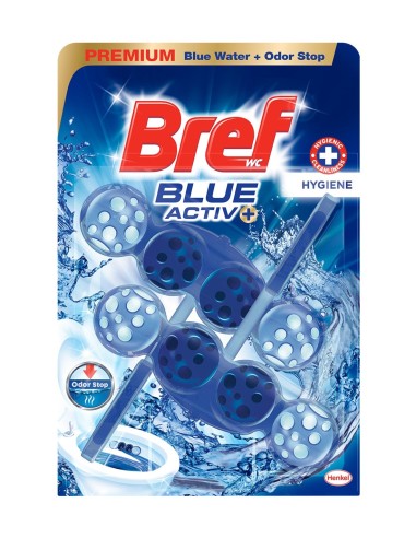 Bref Colgador WC Blue Active Pack 2  Frescura y limpieza