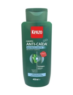 Kerzo Champú Anticaída Refrescante 400 ml  Cabello fuerte
