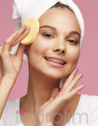 Esponjas desmaquilladoras Calypso para limpieza facial.