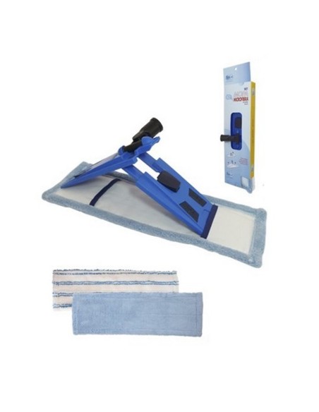 MOPA ABRILLANTADORA MICROFIBRA MICROSET 40 CM + 2 RECAMBIOS