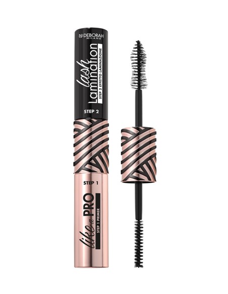 Mascara Deborah Like a Pro Lash Lamination sistema dos pasos