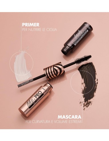 Efecto laminado profesional con mascara Deborah Milano negra