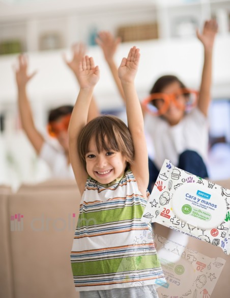 Brevia Toallitas Cara y Manos 20 uds - Limpieza Suave