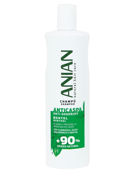 Anian Champú Anticaspa Mentol 400 ml - Frescor y Protección