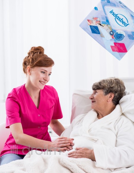 Empapador absorbente Indasbed para protección de cama.
