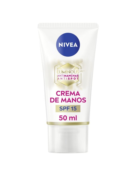 Nivea Crema de Manos Luminous 50 ml - Hidratación