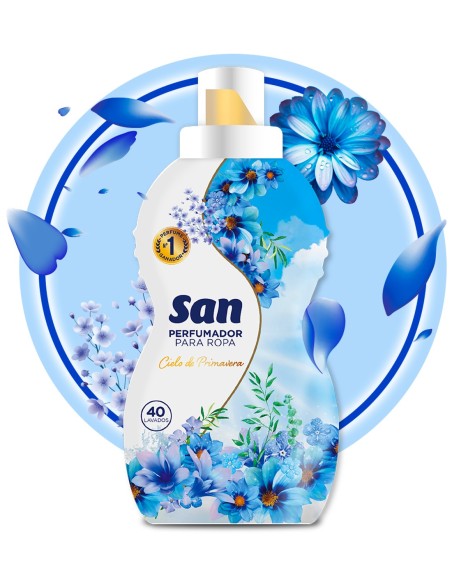 SAN Perfumador Ropa Cielo de Primavera 800 ml