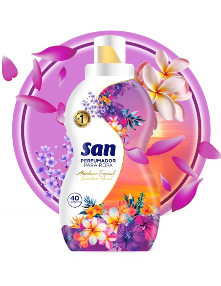 SAN Perfumador Ropa Atardecer Tropical 800 ml