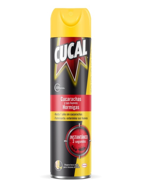 Cucal Insecticida Mata Cucarachas y Hormigas Spray de 400 ml.