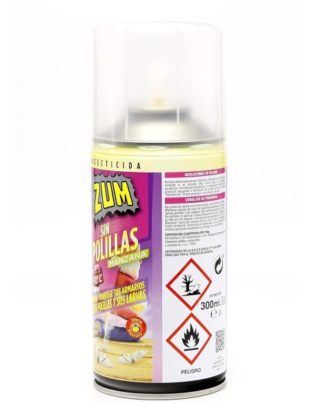 Zum Polillas y Larvas Perfume Manzana Spray 300 ml