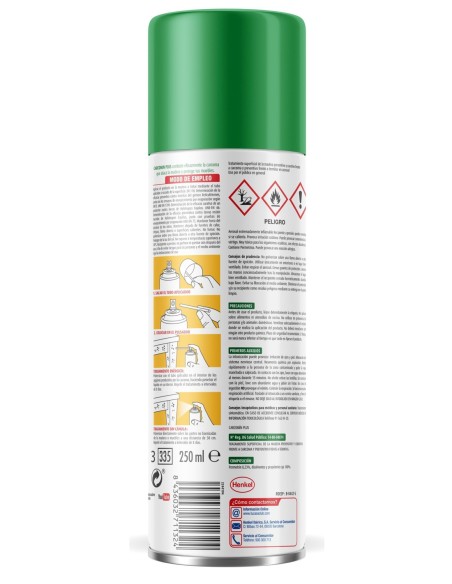 Aerosol Carcomin Plus contra la carcoma y las termitas.