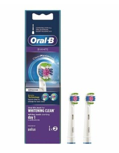 CEPILLO ELECTRICO ORAL B RECAMBIO 3D WHITE 2 REPUESTOS