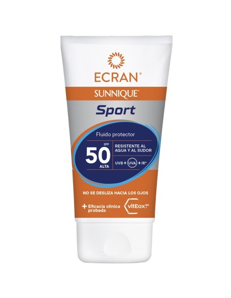 Ecran Sun Sport Fluido SPF50, alta protección y textura ultraligera