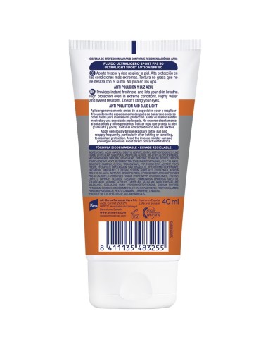 Protector solar Ecran Sun Sport, resistente al agua y al sudor