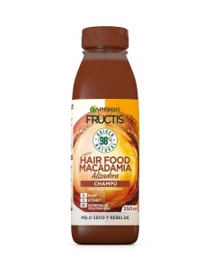 Fructis Champú Hair Food Macadamia 350 ml Cabello Rebelde