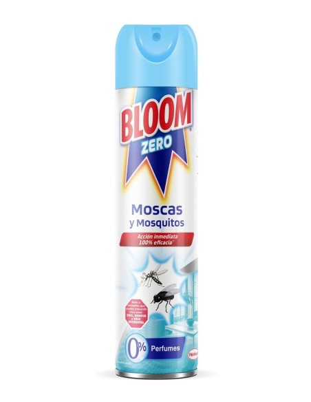 Bloom Insecticida Spray Zero 400 ml sin perfume para moscas y mosquitos