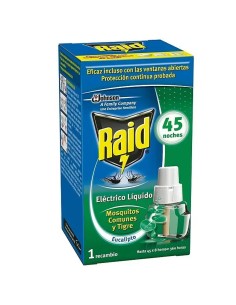 Raid Eléctrico Recambio 45 Noches Eucalipto - Antimosquitos