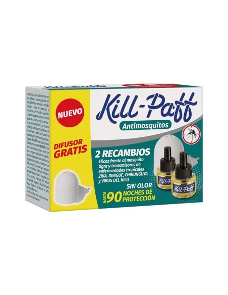 Kill Paff Antimosquitos Recambio 2 Uds + 1 Aparato Gratis