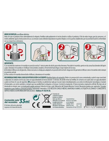 Pack Antimosquitos Eléctrico Kill Paff: 2 Recambios y 1 Aparato Gratis