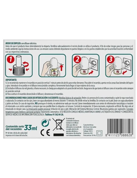 Pack Antimosquitos Eléctrico Kill Paff: 2 Recambios y 1 Aparato Gratis