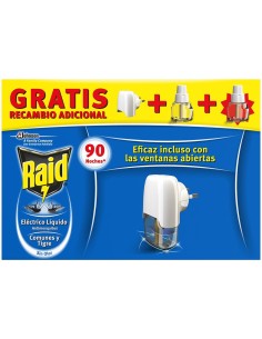 Raid Eléctrico Aparato + 2 Recambios 45 Noches Sin Olor