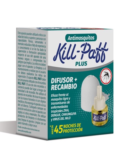 Kill Paff Anti-Mosquitos Recambio 1 ud Elimina Mosquitos