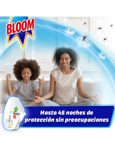 Bloom Recambio Eléctrico Antimosquitos, Pack Doble para 90 Noches sin Picaduras
