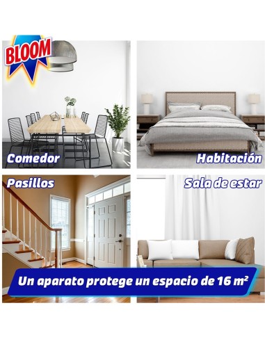 Bloom Eléctrico Aparato Mosquitos + 90 Noches