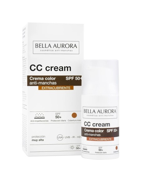 Bella Aurora Crema CC SPF50+ Extracubrirente 30 ml