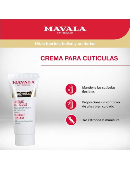 Mavala Crema para Cutículas 15 ml: Cuidado e Hidratación