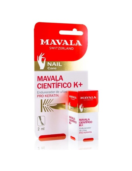 Mavala Científico K+ endurecedor de uñas frágiles en formato de 2 ml