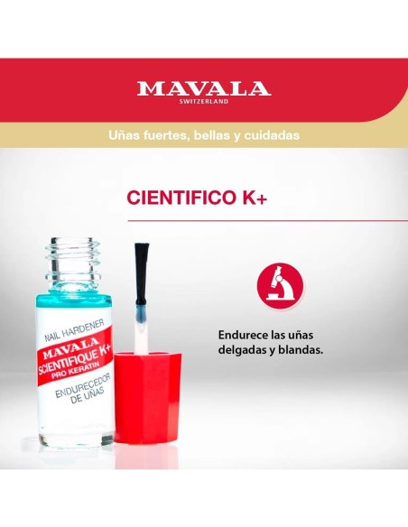 Tratamiento Mavala para uñas blandas descamadas