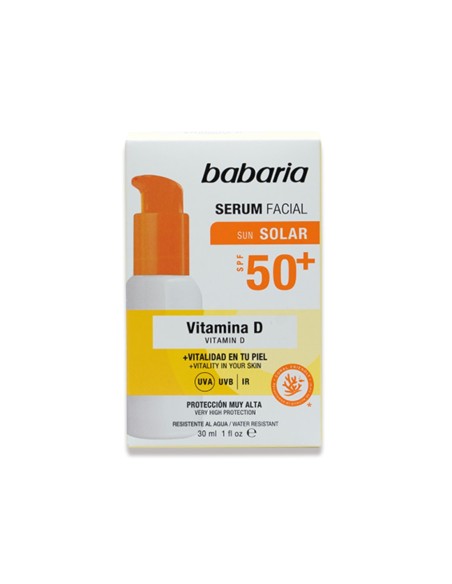 Babaria Sérum Solar Facial SPF50+ Vitamina D 30ml