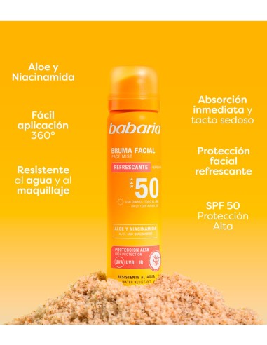 Babaria Bruma Facial Refrescante SPF50 75ml