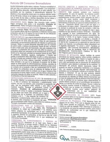 Muribrom Raticida Cebo Fresco 150 g