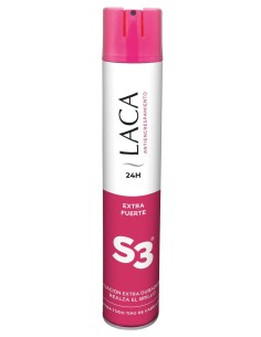 S3 Laca Cabello Fijación Extrafuerte Spray 400 ml