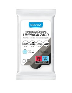 Toallitas Húmedas Limpia Calzado Brevia 10 uds
