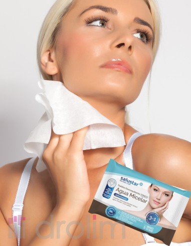 Salustar Toallitas Desmaquillantes Agua Micelar 20 uds
