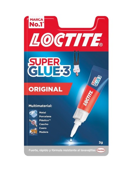 Loctite Super Glue Pegamento Tubo 3 Gramos