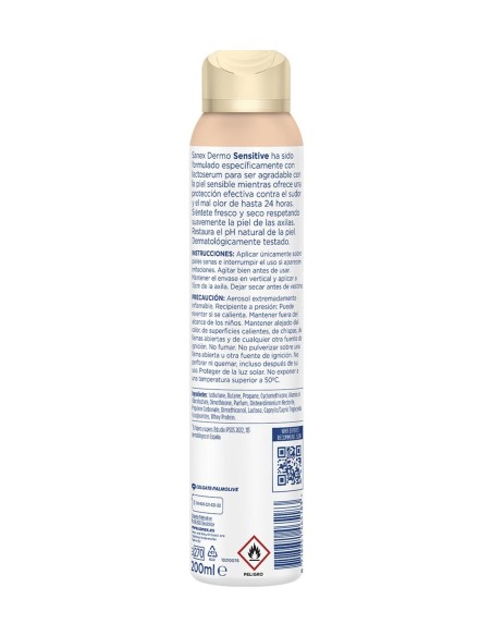 Sanex Desodorante Spray 200 ml Sensitive Unisex