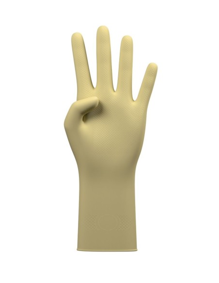 Guante Satinado Reutilizable Látex Talla Mediana