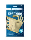 GUANTE SATINADO TALLA MEDIANA (QUATROGASA)