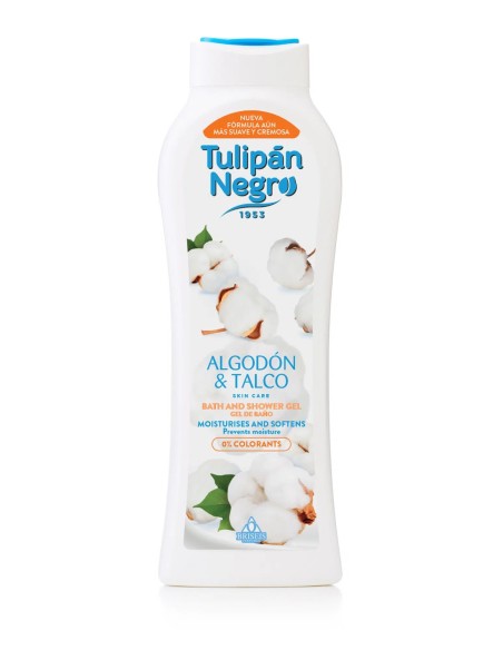 TULIPAN NEGRO Gel de Baño Algodon & Talco 650 ml