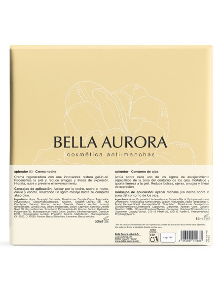 Bella Aurora Splendor 50 Noche + Contorno de Ojos