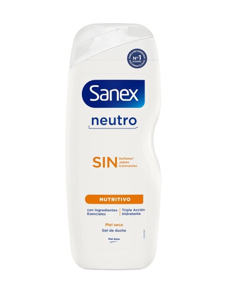 Sanex Gel Neutro Hidratante Piel Seca 600ml | Drolim.com