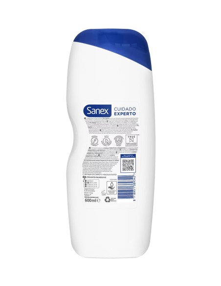 SANEX GEL DE BAÑO 600ML PRO HYDRATE PIEL MUY SECA