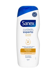 Sanex Gel Natural Germen Trigo 600ml Piel Seca | Drolim.com